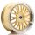 JR Wheels JR10 19x8,5 ET20-35 Blank Gold w/Machined Lip