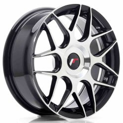 JR Wheels JR18 17x7 ET20-40 Blank Machined Black