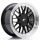 JR Wheels JR23 17x8 ET40-45 BLANK Gloss Black w/Machined Lip