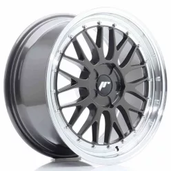   JR Wheels JR23 18x8,5 ET25-48 5H BLANK Hyper Gray w/Machined Lip