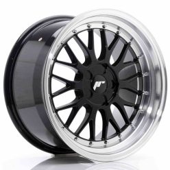   JR Wheels JR23 18x9,5 ET25-48 5H BLANK Gloss Black w/Machined Lip