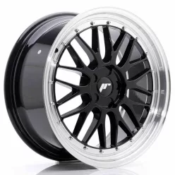   JR Wheels JR23 19x8,5 ET20-50 5H BLANK Gloss Black w/Machined Lip