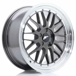   JR Wheels JR23 19x8,5 ET20-50 5H BLANK Hyper Gray w/Machined Lip