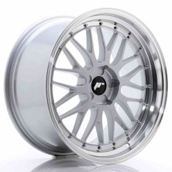   JR Wheels JR23 20x10 ET20-38 5H BLANK Hyper Silver w/Machined Lip