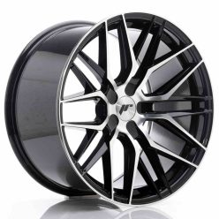   JR Wheels JR28 19x10,5 ET20-40 5H BLANK Gloss Black Machined Face