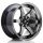 JR Wheels JR3 15x8 ET25 4x100/108 Black Chrome