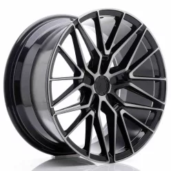   JR Wheels JR38 19x9,5 ET35-45 5H BLANK Black Brushed w/Tinted Face