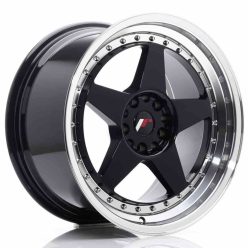   JR Wheels JR6 18x9,5 ET22 5x114,3/120 Glossy Black w/Machined Lip