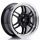 JR Wheels JR7 15x7 ET38 4x100/114 Glossy Black w/Machined Lip
