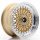 JR Wheels JR9 15x7 ET20 4x100/108 Gold w/Machined Lip