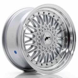   JR Wheels JR9 17x8,5 ET35 5x112/120 Silver w/Machined Lip+Silver Rivets