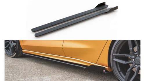 Diffuser Ford Focus IV ST ST-Line Side Skirts Racing Black + Gloss Flaps