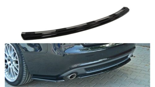 Splitter Audi A5 8T S-Line Rear Central without Diffuser Gloss Black