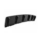 Splitter Audi S6 C7 Avant Rear Central with Diffuser Gloss Black