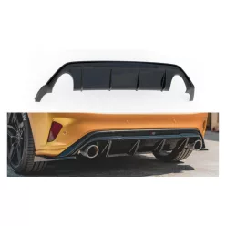   Maxton Design Hátsó Kötény / Diffúzor Ford Focus ST Mk4 (2019–) – Fényes Fekete