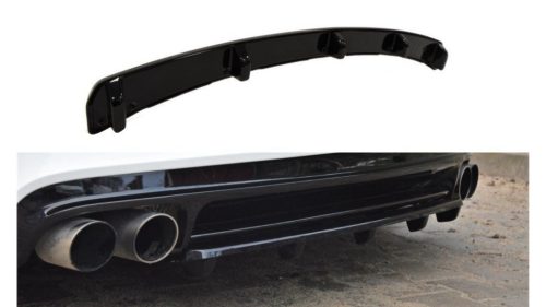 Splitter Audi TT 8J S-Line Rear Central with Diffuser Gloss Black