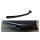 Splitter BMW 3 E46 M-Pack Rear Central without Diffuser Gloss Black