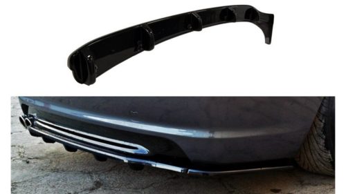 Splitter BMW 3 E46 M-Pack Rear Central with Diffuser Gloss Black