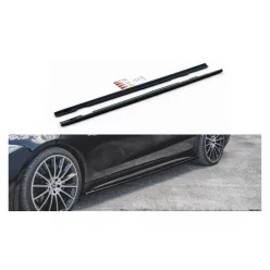   Maxton Design Küszöbtoldat Mercedes-Benz CLS C257 AMG Line (2018–) – Fényes Fekete