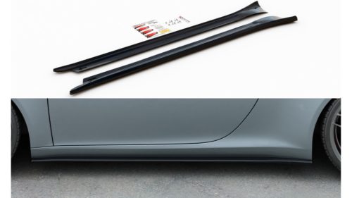 Diffuser Porsche 911 Carrera 991 Side Skirts Gloss Black