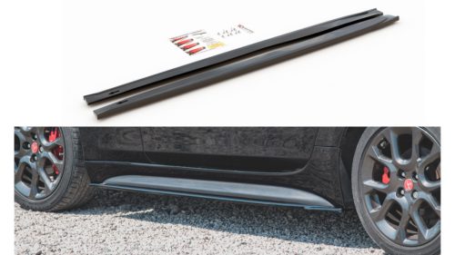 Diffuser Fiat 124 Spider Abarth Side Skirts Gloss Black