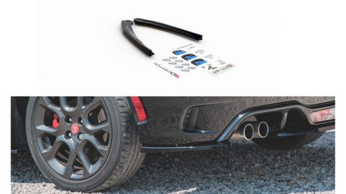 Splitter Fiat 124 Spider Abarth Rear Side Gloss Black