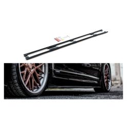 Diffuser Lexus LS Long IV Facelift Side Skirts Gloss Black