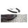 Splitter Ford S-Max II Facelift Rear Side Gloss Black
