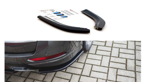 Splitter Ford S-Max II Facelift Rear Side Gloss Black