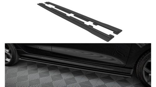 Maxton Design Küszöbtoldat Ford Fiesta Mk8 ST / ST-Line (2017–) – Fényes Fekete