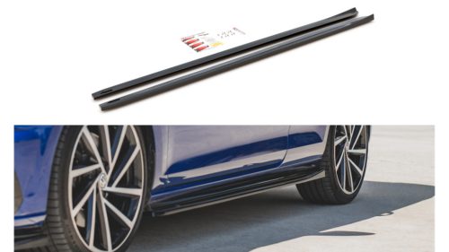 Diffuser Volkswagen Golf 7 Facelift R Side Skirts v.4 Gloss Black