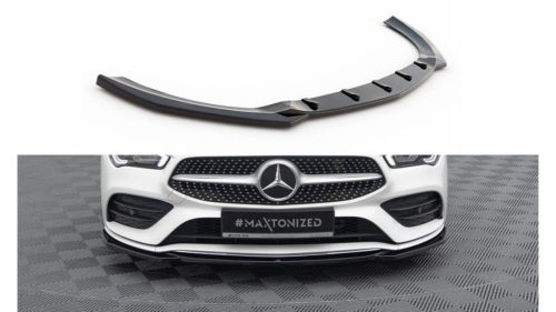 Maxton Design Első Toldat / Splitter Mercedes-Benz CLA A35 AMG C118 (2019–) – Fényes Fekete