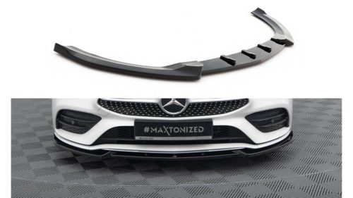 Maxton Design Első Toldat / Splitter Mercedes-Benz CLA A35 AMG C118 (2019–) – Fényes Fekete