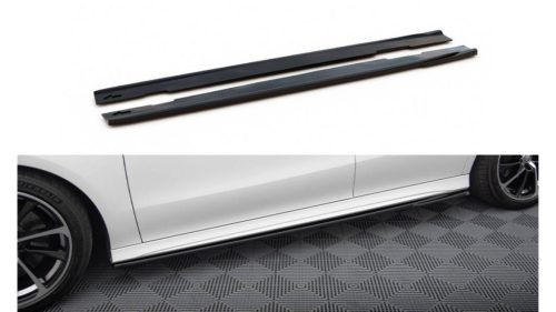 Maxton Design Küszöbtoldat Mercedes-Benz CLA C118 AMG Line (2019–) – Fényes Fekete