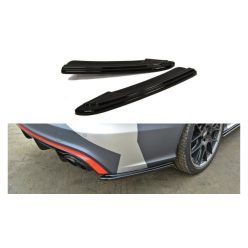 Splitter Audi RS6 C7 Rear Side Gloss Black