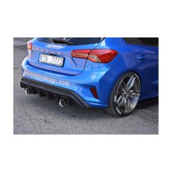   Diffuser Ford Focus IV ST-Line Rear Valance with exhaust Torsion Beam Gloss Black