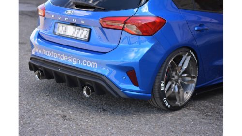 Diffuser Ford Focus IV ST-Line Rear Valance with exhaust Torsion Beam Gloss Black