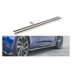   Maxton Design Küszöbtoldat Volkswagen Golf R Mk7 Facelift (2017–) – Fényes Fekete