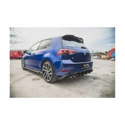   Diffuser Volkswagen Golf 7 Facelift R Rear Racing Durability Black-Red