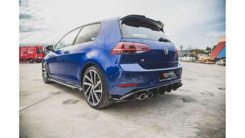 Diffuser Volkswagen Golf 7 Facelift R Rear Racing Durability Red