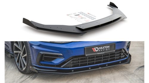 Splitter Volkswagen Golf 7 Facelift R Front Racing Durability + Flaps Black