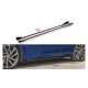 Diffuser Volkswagen Golf 7 Facelift R Side Skirts Racing Black + Gloss Flaps