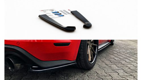 Splitter Ford Mustang VI Facelift Rear Side Gloss Black