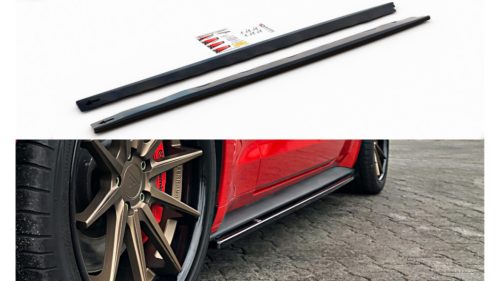 Diffuser Ford Mustang VI Facelift Side Skirts Gloss Black