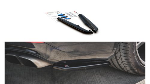 Splitter Porsche Panamera Turbo 970 Facelift Rear Side Gloss Black