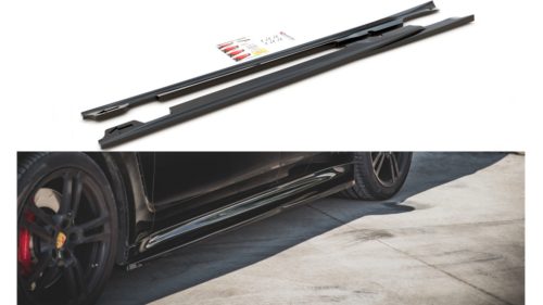 Diffuser Porsche Panamera Turbo 970 Facelift Side Skirts v.1 Gloss Black