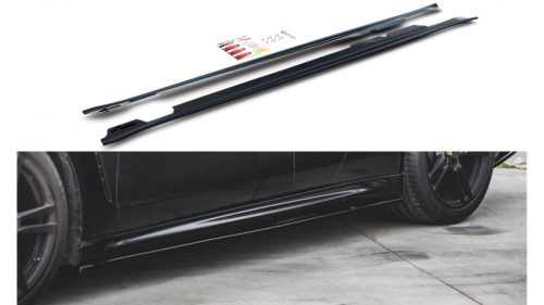 Diffuser Porsche Panamera Turbo 970 Facelift Side Skirts v.2 Gloss Black