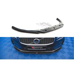 Splitter Volvo S60 III R-Design Front v.2 Gloss Black