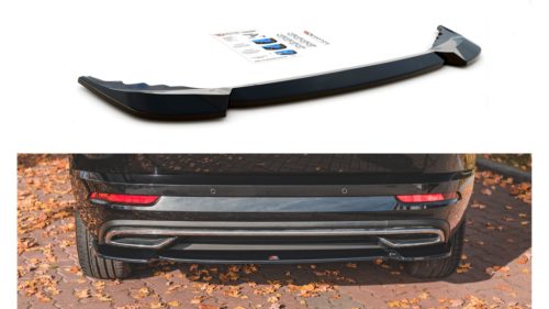 Splitter Skoda Karoq I Sportline Rear Central Gloss Black