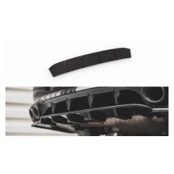   Maxton Design Hátsó Kötény / Diffúzor Mercedes-Benz CLA C118 AMG 35 (2019–) – Fényes Fekete